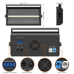 4 STKS 200 W LED 864RGB + 96 white 48 + 8 Segmente Strobe Sound Control DMX Super Heldere DJ Disco Wens publiek Party stage l