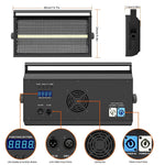 4 STKS 200 W LED 864RGB + 96 white 48 + 8 Segmente Strobe Sound Control DMX Super Heldere DJ Disco Wens publiek Party stage l