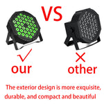 4PCS 36LED Stage Flat Par Verlichtingseffect RGB 3IN1 DMX 512 DJ Disco Party Vakantie Kerst Bar Club wedding Show lichten