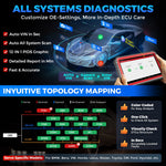 2026 LAUNCH X431 PRO3S+ V5.0 full system Car Diagnostics Tool OEM Topology map OBD2 scanner 2 year Free