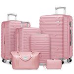Amerikaans warehouse, high-quality luggage, fabrieksproduct, suitable for gezinnen, 6-piece kofferset, suitable for luchtvaartmaatschappijen