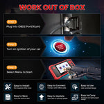 LAUNCH 2026 upgrade CRP123 V2.0 OBD2 Scanner original diagnostic tool for All Cars Automotive Scan Tool OBD2 VIN reader