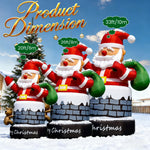 20/26/33ft Giant Inflatable Santa Claus with Chimney for Garden and Lawn Holiday Decor