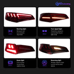 AKD Car Styling tail light for Audi A3 S3 Sportback Hatchback 2013-2016 LED Achtermistlicht Brake light Richtingsaanwijzer car accessories