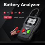 Kingbolen Bm550 car battery tester 6V 12V 24V 100-2000 CCA system detection car analyzer car battery tool Pk Kw208