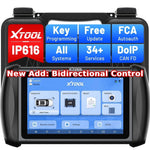 EU Warehouse new XTOOL IP616 EU lifetime free updates car diagnostic tool bidirectional Scanner OBD2 code reader with 34+ Res