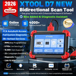 EU Warehouse XTOOL D7 EU Automotive Diagnostic Equipment full system OBD2 car diagnostic tool bidirectional Scantool 2026