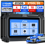 USA Stock XTOOL D5 lifetime free updates Mechanische Gereedschappen Automotive Motor diagnostic Scanner OBD2 Fault Code Reade
