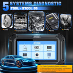 USA EU Local stock XTOOL D5 Multimerk diagnostic tool for cars, OBD2 code reader Automotive diagnostic tool with 10+ Resetfun