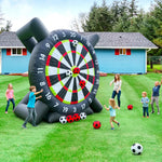 Reuze inflatable voetbal dartboard, large voetbaldoel dartboard for outdoor, garden spellen, camping and voetbalfeesten
