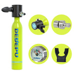 Dedepu 0.5l Scuba Tank Small Duiken Green Air Tank For Onderwater Sports