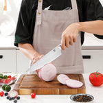 WILDMOK professional 7-piece chef knife set for home and professional kitchens, German steel, knives with sharp blades