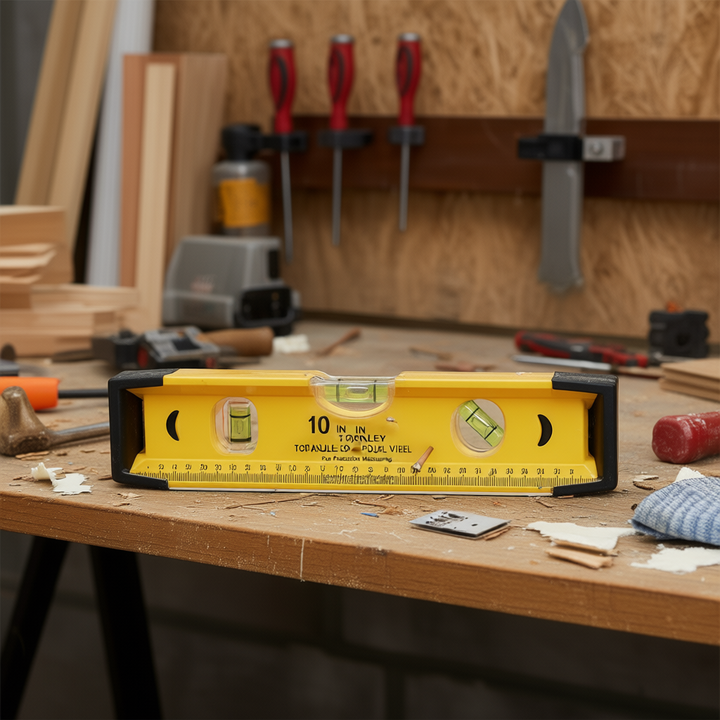 Stanley Torpedo Level 10 In with dual vials for accurate measuring