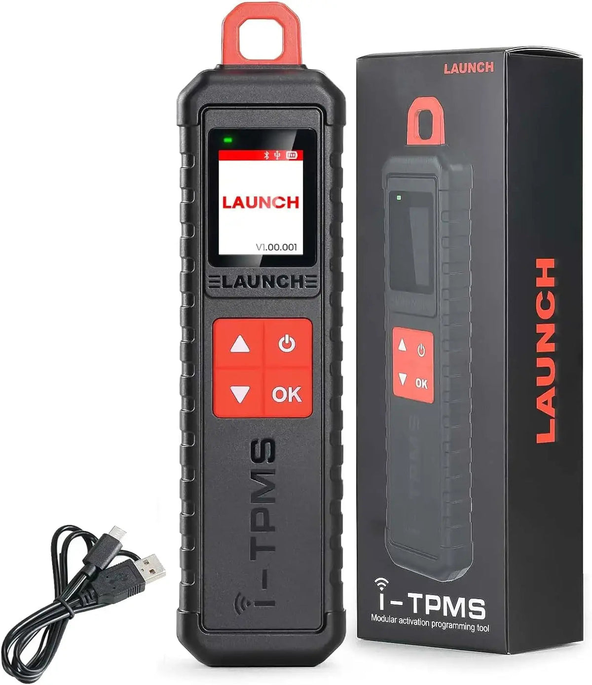 LAUNCH TPMS Kit Tire pressure monitoring system (TPMS) 1*PCS ITPMS Programming tool with 4*PCS Sensor