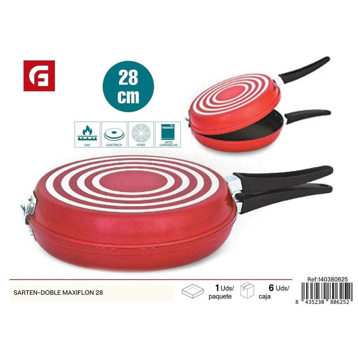 double-sided Koekenpan 28Cm-Versatile Cookware