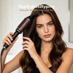 450 ° Dual PTC fast-heating thermal brush electric hete hair brushes 38MM hot air brush curling iron for curls and styling
