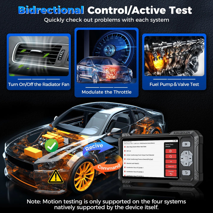 2026 new KINGBOLEN S608 four-system OBD2 Scanner diagnostic tool bidirectional code reader