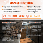 US Local 12V 50Ah LiFePO4 battery Diepcyclus High Prestatie for Camper, Boot, solar-energy system, Off-Grid system