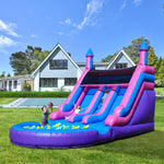 Commercial PVC dual-lane inflatable water slide