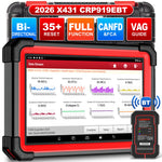 US EU warehouse LAUNCH X431 CRP919E BT 2026 Automotive diagnostic tool with ECU coding CAN FD DOIP