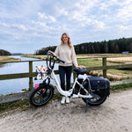 EU stock free shipping 20" folding Aluminum Alloy Fat bike 36V/13Ah Rear rack lithium-ion battery C05 Pro Fat tires E-bike