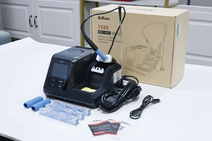 Aixun T320 200W digital Soldeerstation With T210 T245 Handgreeppunten Ijzer For Phonerepairtoolen Electric Soldeerijzer