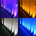 battery-aangedreven LED Uplights Rechargeable Par Can 6x18W RGBWA+UV 9600 mah APP/Remote control/DMX512 Control Stage lightin