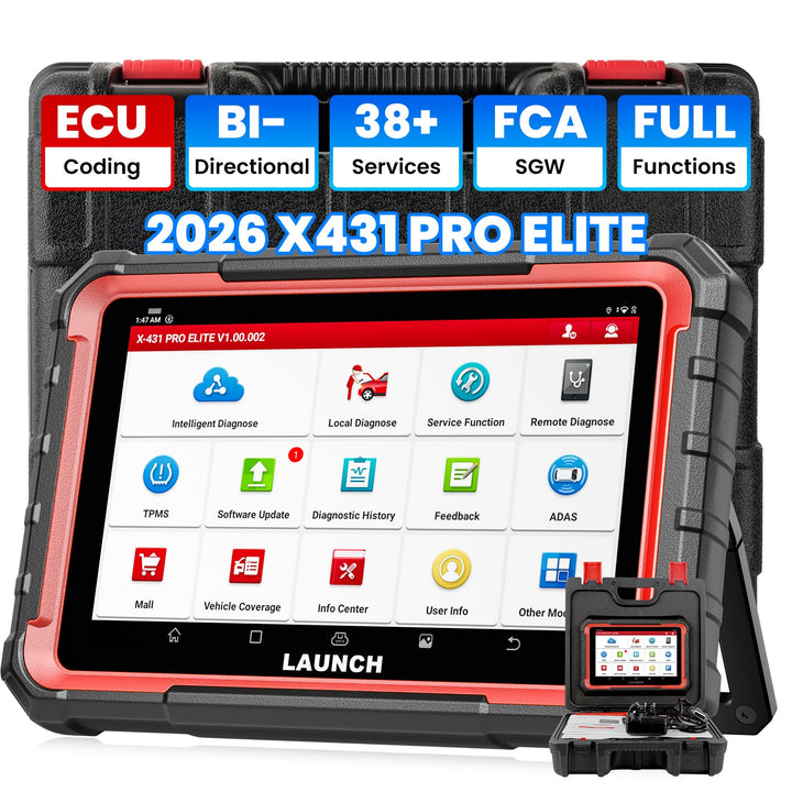 LAUNCH 2026 X431 PRO ELITE bidirectional Auto Scan Tool All-in-One ECU coding Diagnoseapparaat 2 year free