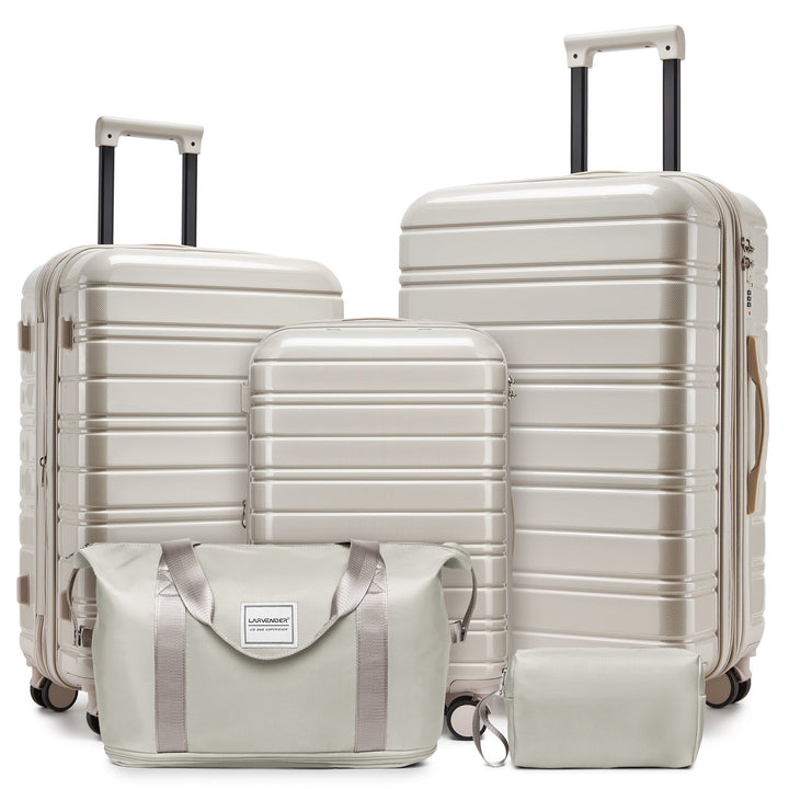 Harde suitcase with 4 spinnerwielen, uitbreidbare trolleytas including reistrolley & toilettas for on travel