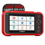 US EU LAUNCH CRP123i V2.0 4-system diagnostic tool for all cars OBD2 scanner 3 resets battery test lifetime free