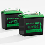 Mini-batterijpakket 12,8V 100Ah 6000 diepe cycles lithium battery for camper, elektromotor, jacht, kamperen