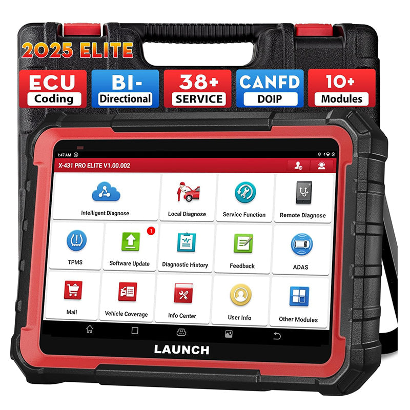 LAUNCH X431 PRO Elite PROS Elite OBD2 scanner 2026 Car scanner scan tool with CANFD DOIP 2 year online update