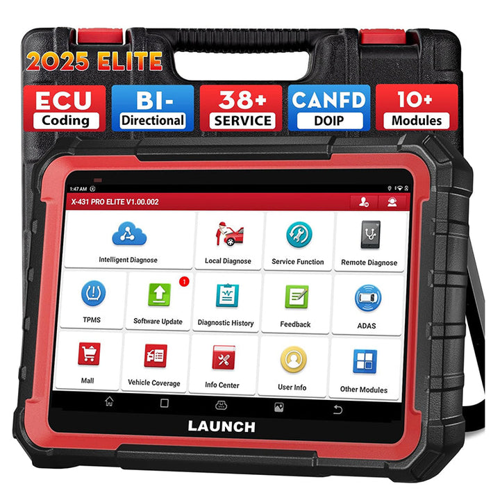 LAUNCH X431 PRO Elite PROS Elite OBD2 scanner 2026 Car scanner scan tool with CANFD DOIP 2 year online update