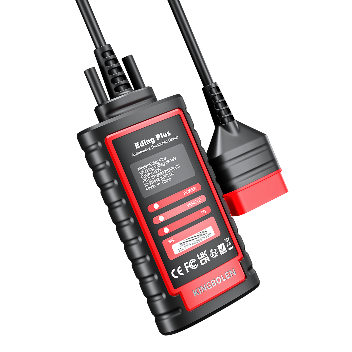 Usa EU warehouse KINGBOLEN Ediag Plus OBD2 Eobd full system diagnostic tool with CAN FD Auto Code reader 17 Reset functions