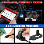 LAUNCH remote maker X431 sleutelprogrammeerapparaat with 4 universal afstandsbedieningen, 1 superchip immobiliser tool, IMMO 