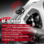USA EU Warehouse LAUNCH LTR-V Geprogrammeerd tire pressure monitoring system RF Dual Frequency (315MHz+433MHz) TPMS Sensor