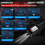 2026 new KINGBOLEN ECT300 Auto electrical circuit tester 12V 24V Auto Spanningstest Power Probe Tester with 32FT Kabel