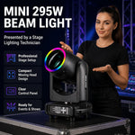 Stageverlichting Mini Beam Moving Head Stageverlichting 14R Beam 295 wedding DJ Verlichting Verzending to Europees warehouse
