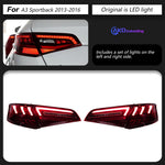 AKD Car Styling tail light for Audi A3 Sportback LED Tail light 2013-2019 Dynamisch signal Reverse light Brake light car accessories
