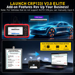 LAUNCH CRP123I V2.0 Elite OBD2 Scanner 2026 Lifetime free update Tool for Motor ABS SRS Diagnostics Hetsame as CRP123X