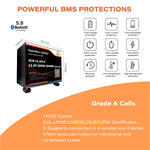 EU PL stock WITHOUT BELASTING 12V24V48V solar-energy Fosfaat battery LiFePO4 50Ah100Ah150Ah200Ah280Ah300Ah560Ah Pack