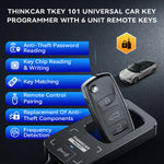 THINKCAR TKEY 101 universal Autosleutel Programmeerapparaat with 6 Afstandsbedieningen Immobiliser Smartkey Tool Auto Diefsta