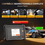 THINKCAR ThinkScan 689BT Auto diagnostic tool lifetime free updates ECU coding 34 Reset bidirectional Autoscanner