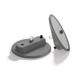 Germany warehouse, 7 year warranty 100-200W instelbaar 200lm/W Liteon 5050 PC Lens IP66 IK08 UGR Under 22 UFO LED High Bay Light
