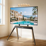 40-86 inch heavy-duty TV-floor stand, vintage TV bracket, height-adjustable