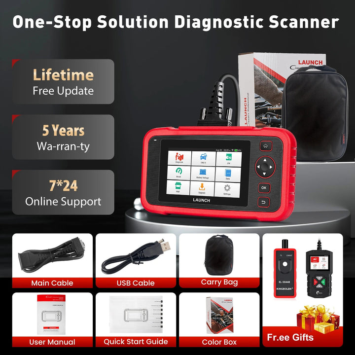EU Warehouse LAUNCH CRP129I V2.0 four-system automotive OBD2 diagnosescantool with 12 resets