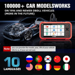 US EU Warehouse LAUNCH CRP123E PLUS Full Function OBD2 Scanner Diagnostic device for All cars With 3 Resets Better Than Crp12