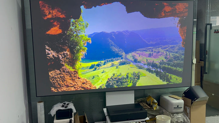 EU on stock Formovie Theater Premium Google TV 4K UHD DLP Projector 2200 ISO Lumen Ultra Short Throw Smart Laser Projector