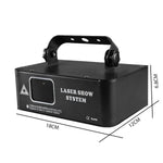 RGB Laser 500MW Beam Line Scanner Projector DMX professional Disco DJ wedding Party Bar Club Podiumlicht