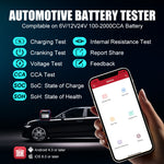 Kingbolen Bm550 Car battery tester 6V 12V 24V 100-2000 Cca System Detecteren Auto Analyzer Auto Battery Tool Pk Kw208